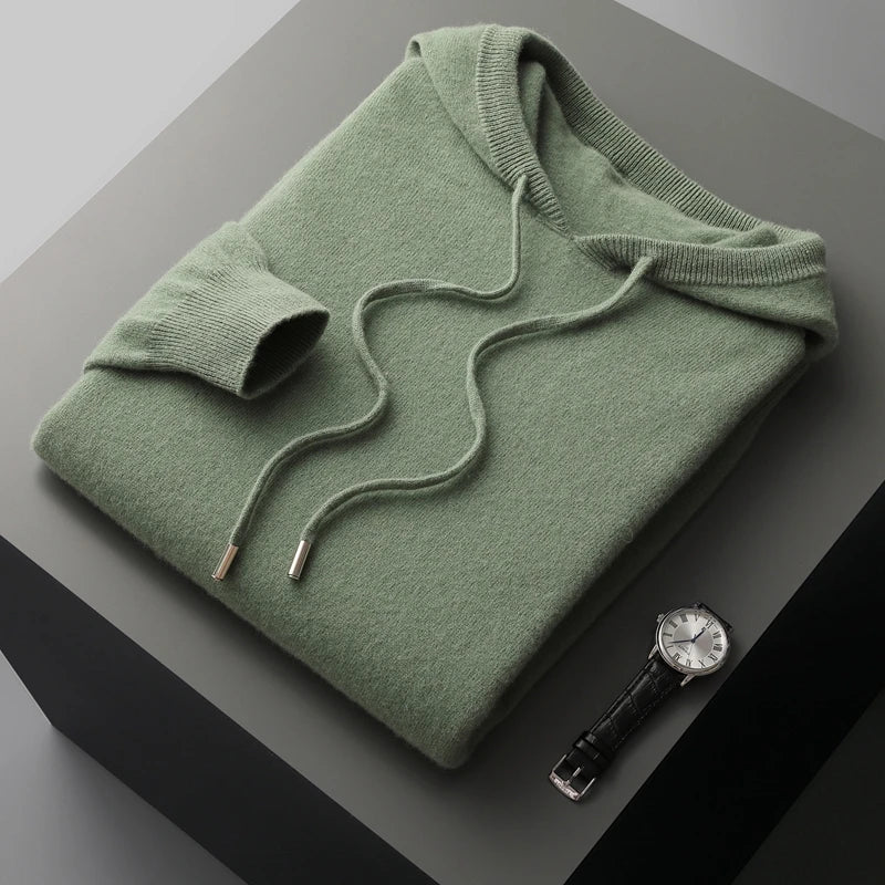 Sweat à capuche douillet hivernal