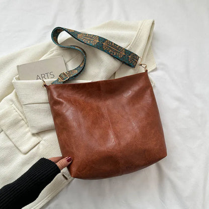 Sac à Main Chic en Cuir Rétro pour Femme