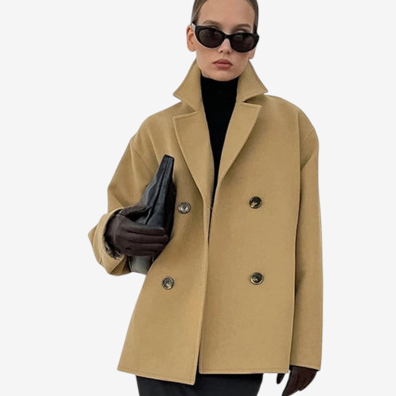 Manteau Femme Double Face Élégant - LuxeStyle
