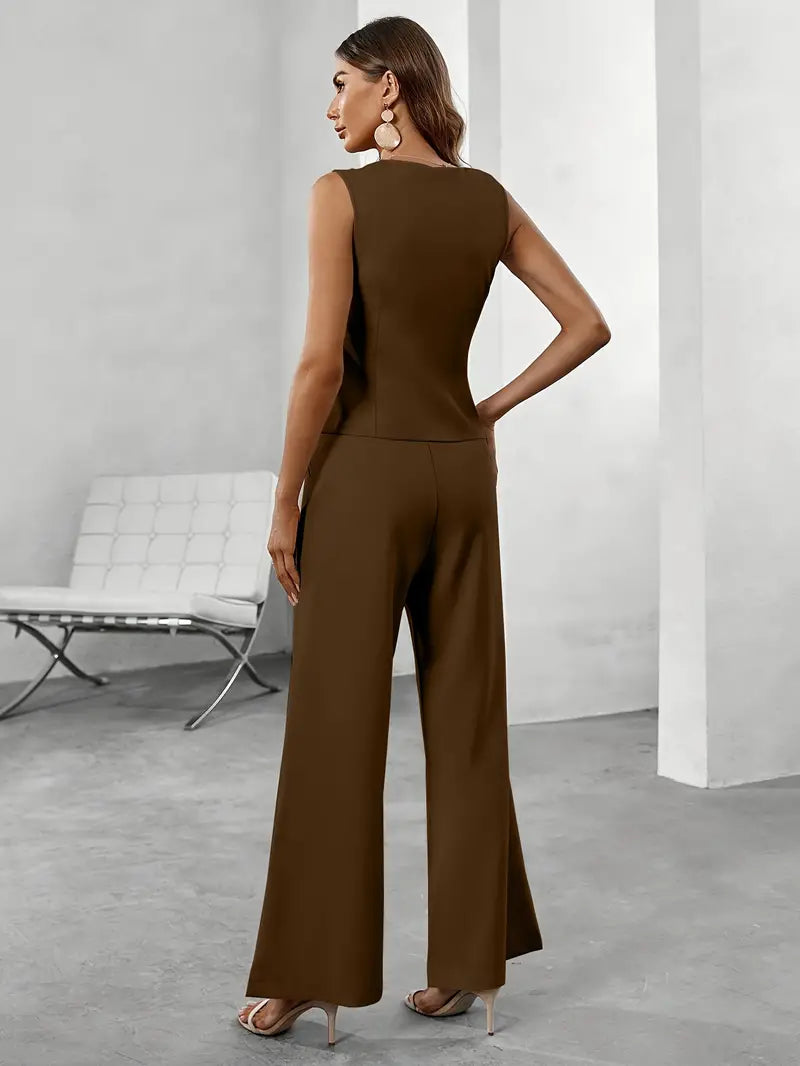 Costume Femmes Chic Deux Pièces Élégant - LuxeStyle