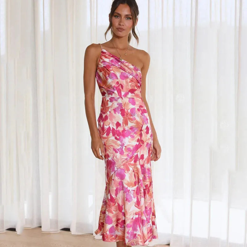 Velucia™ – Robe Femme Longue Élégante en Tissu Fluide