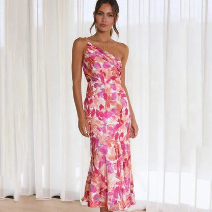 Velucia™ – Robe Femme Longue Élégante en Tissu Fluide
