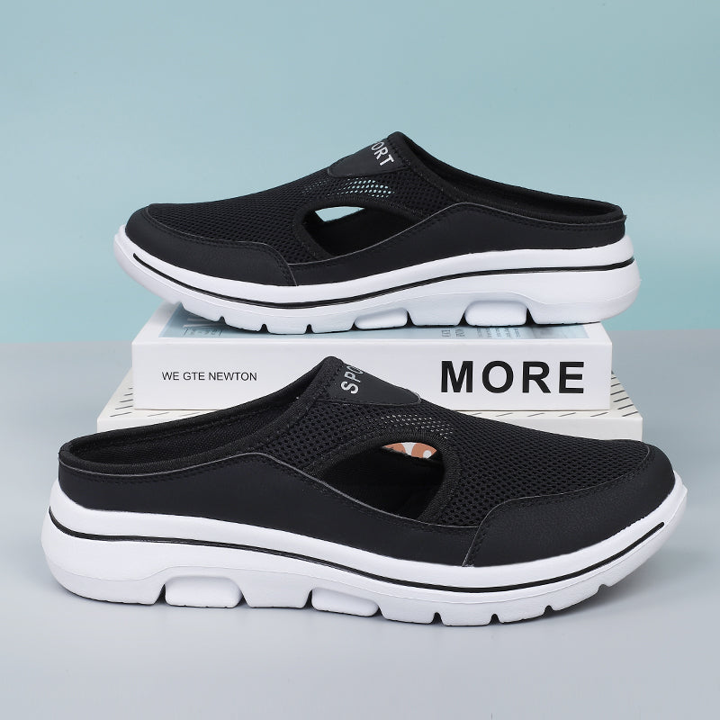 Baskets de Running Noir Homme Respirant - LuxeStyle