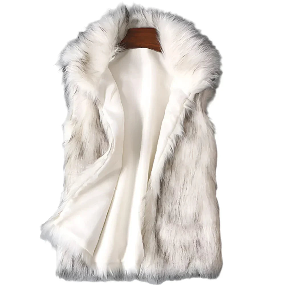Gilet Élégant pour Femme avec Col Haut pour Hiver - LuxeStyle