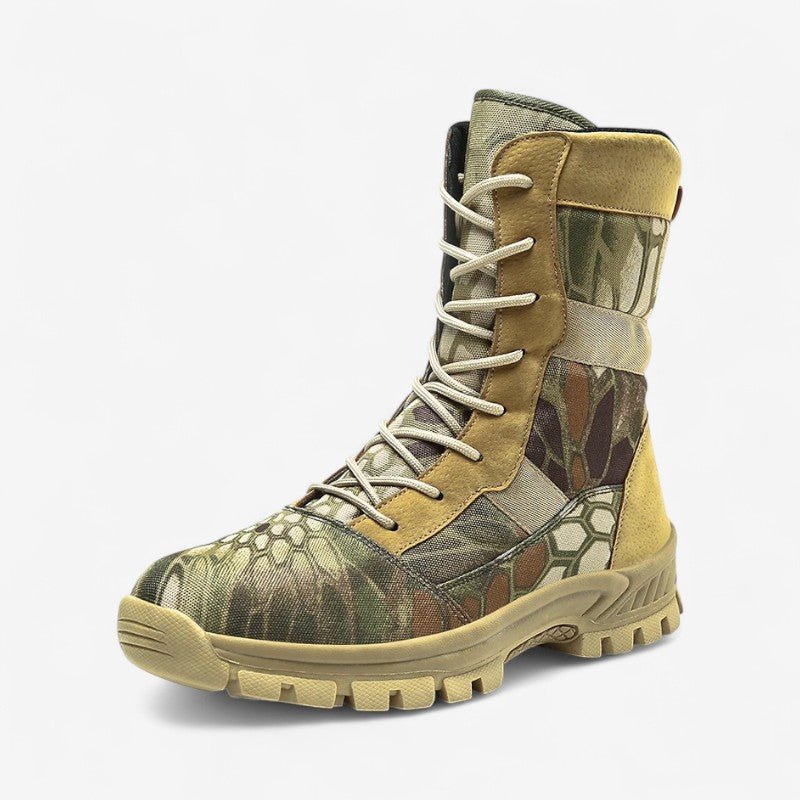 Bottines Femmes à Bout Arrondi avec Lacets et Semelle Grip - LuxeStyle