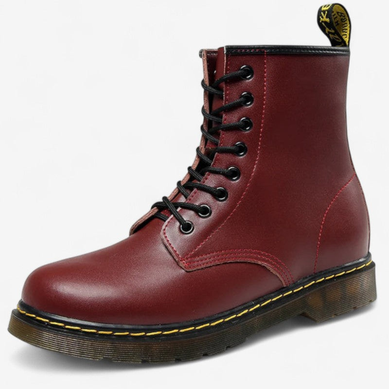 Bottines Femmes à Lacets avec Semelle Grip