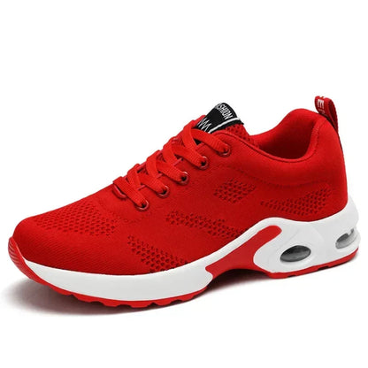 Baskets femme roses et bleues confortables