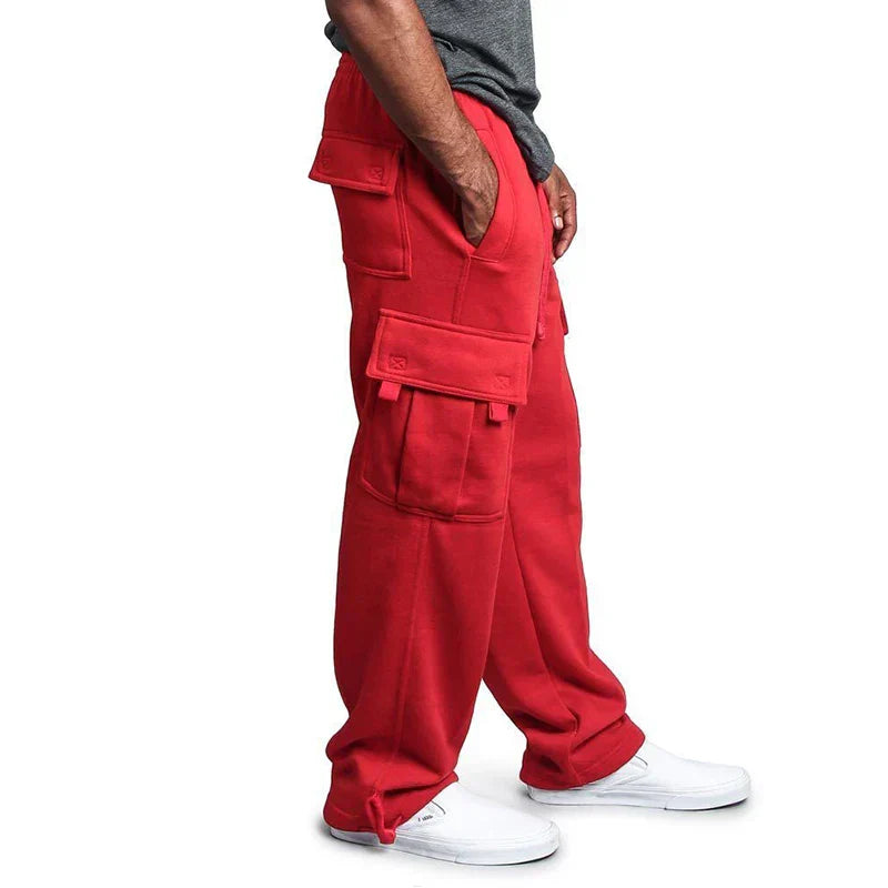 Pantalon Cargo Homme Noir Utilitaire