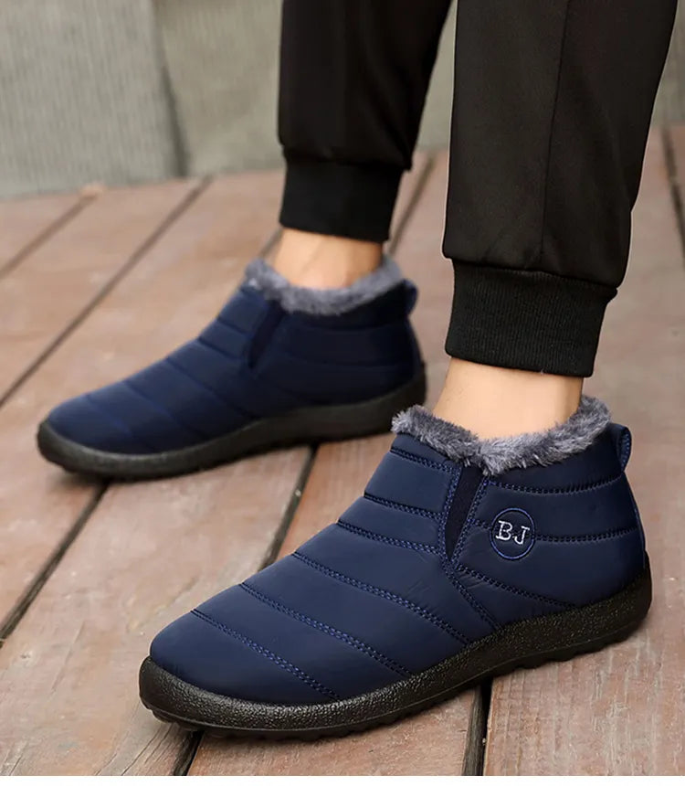 Bottines Hiver Femmes Fourrure Violettes