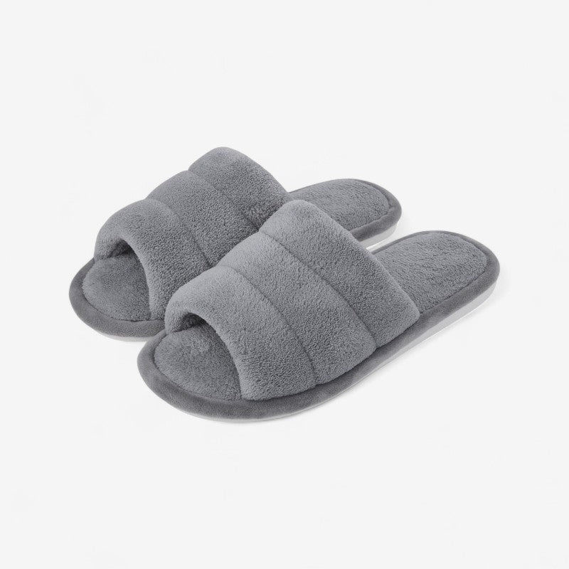 Chaussons Pelucheux Confort Antidérapants