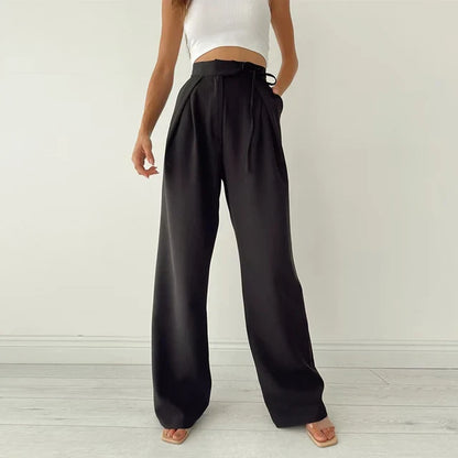 Pantalon Large Élégant pour Femme | Parfait pour le Travail ou les Soirées