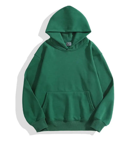 Sweat à Capuche Mixte Noir Avant Poche