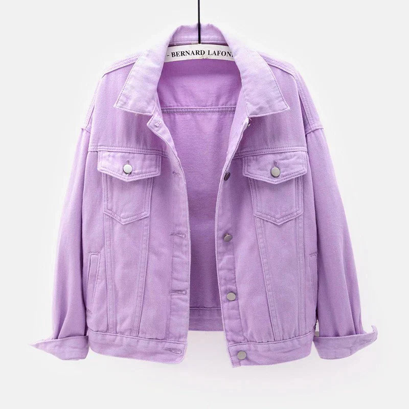 Blazer En Jean Pour Femme À Manches Longues | Avec Poche
