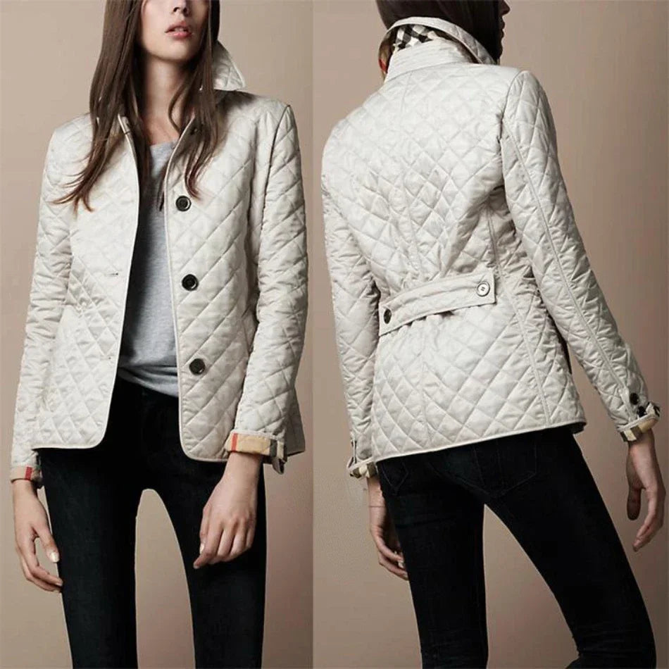 Veste doublée chaude pour femme hiver