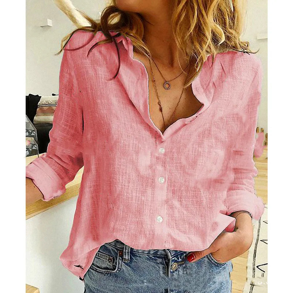 Chemise Femme Cotonnée Estivale à Fleur