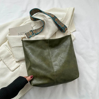 Sac à Main Chic en Cuir Rétro pour Femme