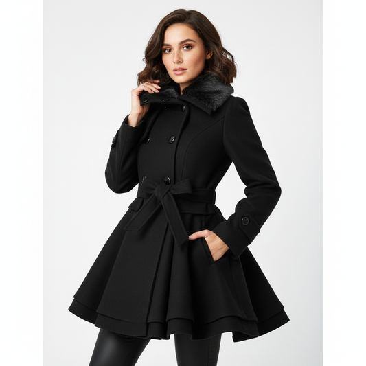 Manteau Femme Élégant Hiver – Veste Chaud Chic avec Coupe Détendue & Style Actuel - LuxeStyle