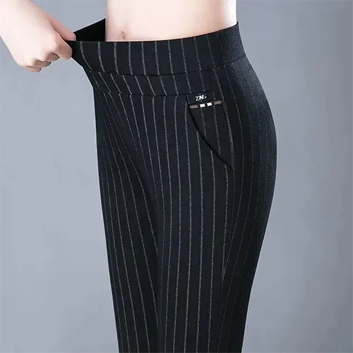 Pantalon Élégant Élastique pour Femme