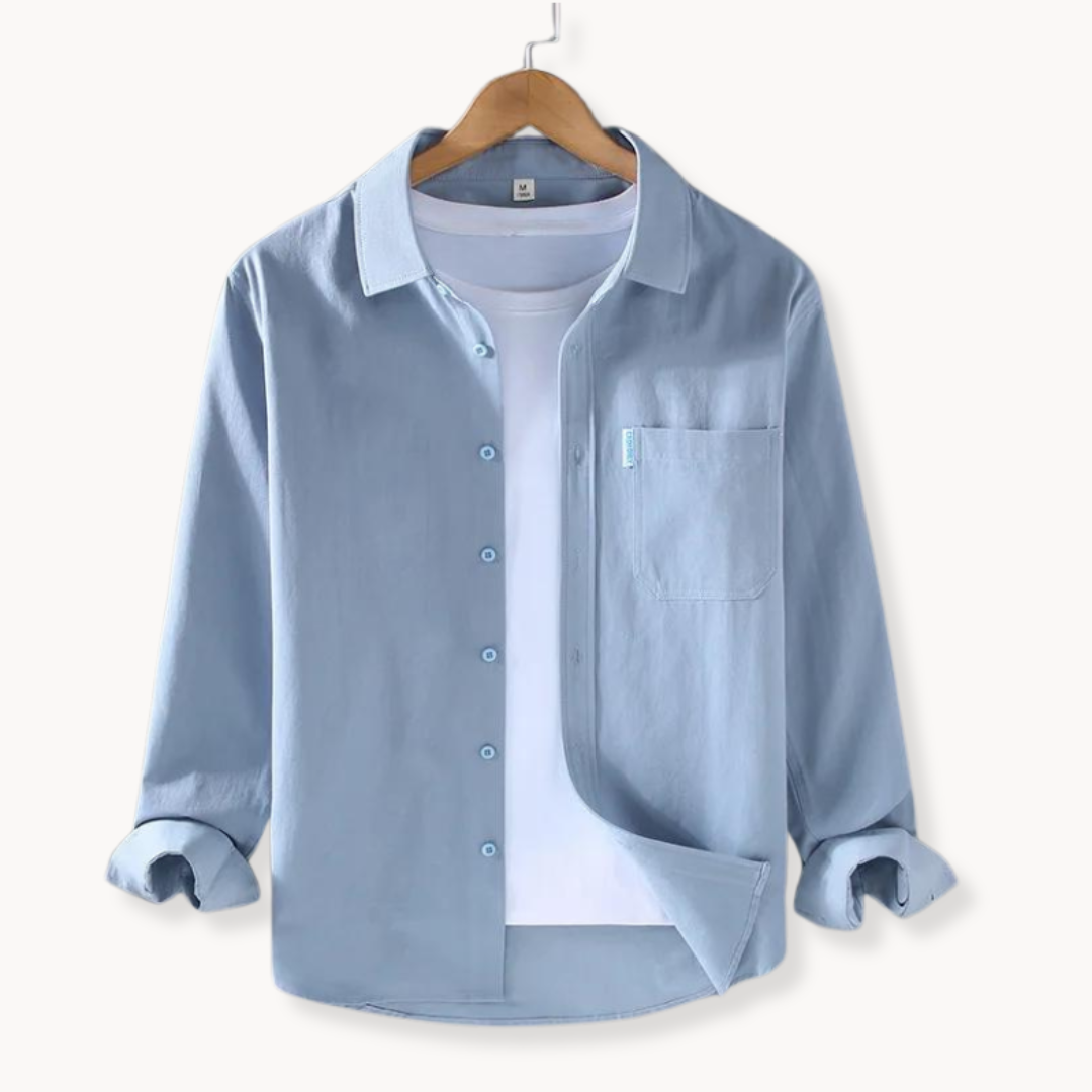 Chemise Classique Homme Manches Longues - LuxeStyle