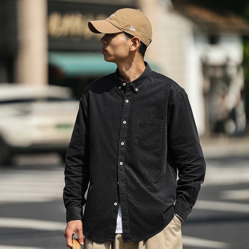 Chemise Rayée Marine pour Homme - Confortable et Pratique