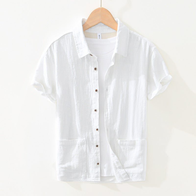 Chemise Décontractée Été pour Hommes avec Poches - LuxeStyle