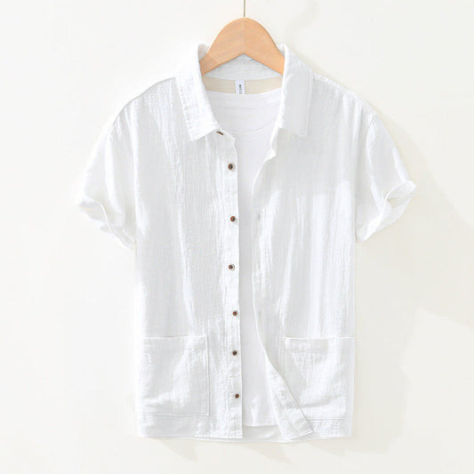 Chemise Décontractée Été pour Hommes avec Poches - LuxeStyle