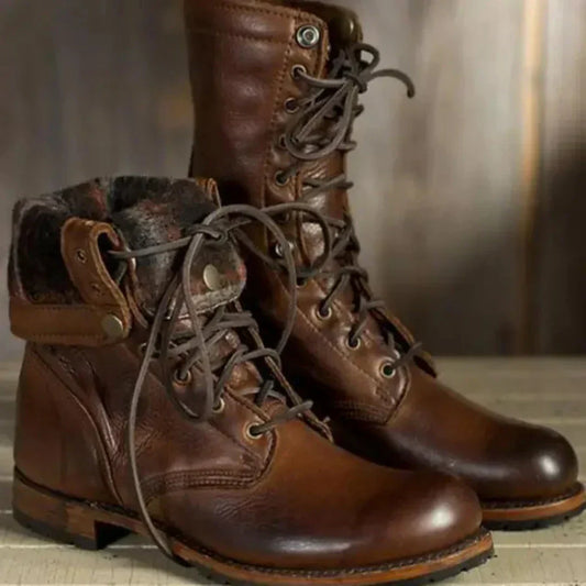 Bottes Rétro Montantes Pour Femmes | Hiver