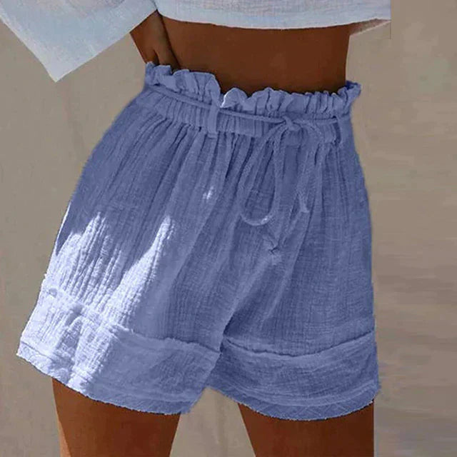 Short Femme Élégant Haut de Gamme avec Ceinture Brosée - LuxeStyle