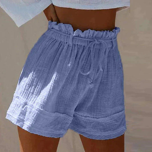 Short Femme Élégant Haut de Gamme avec Ceinture Brosée - LuxeStyle