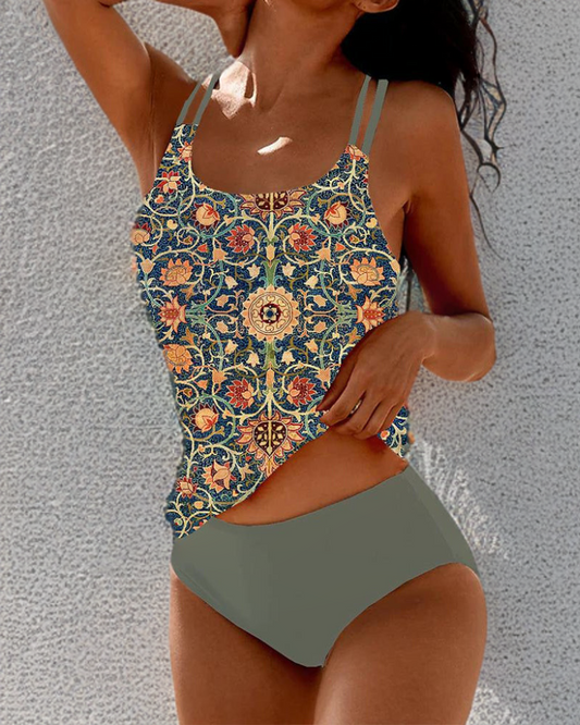 Maillot de bain femme fleuri coloré - LuxeStyle