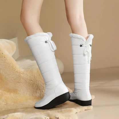 Bottes Hautes en Fourrure Synthétique Antidérapantes - BlxckFR