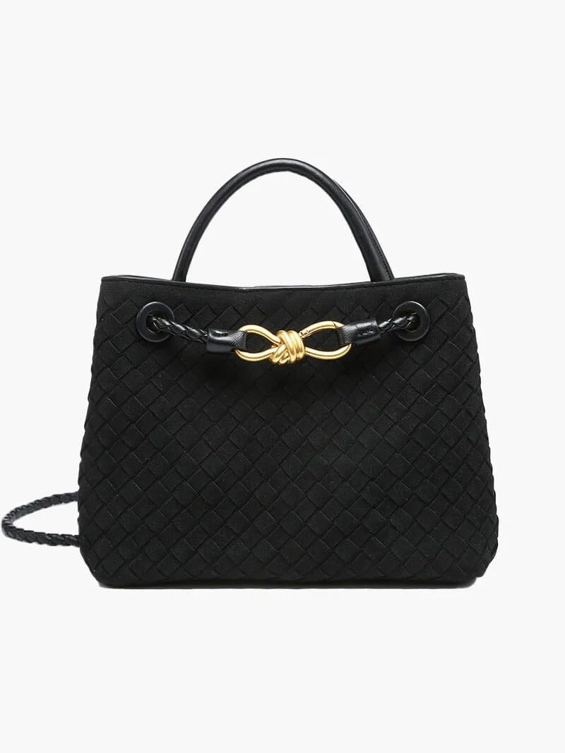 Sac à Main Femme Hiver avec Bandoulière Longue et Poignée Cuir