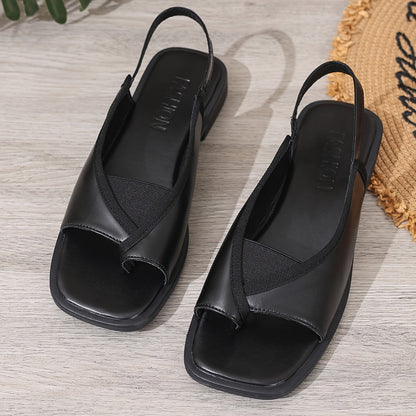 Solenna™ – Sandales Plates Femme  Élégantes et Confortables pour l'Été