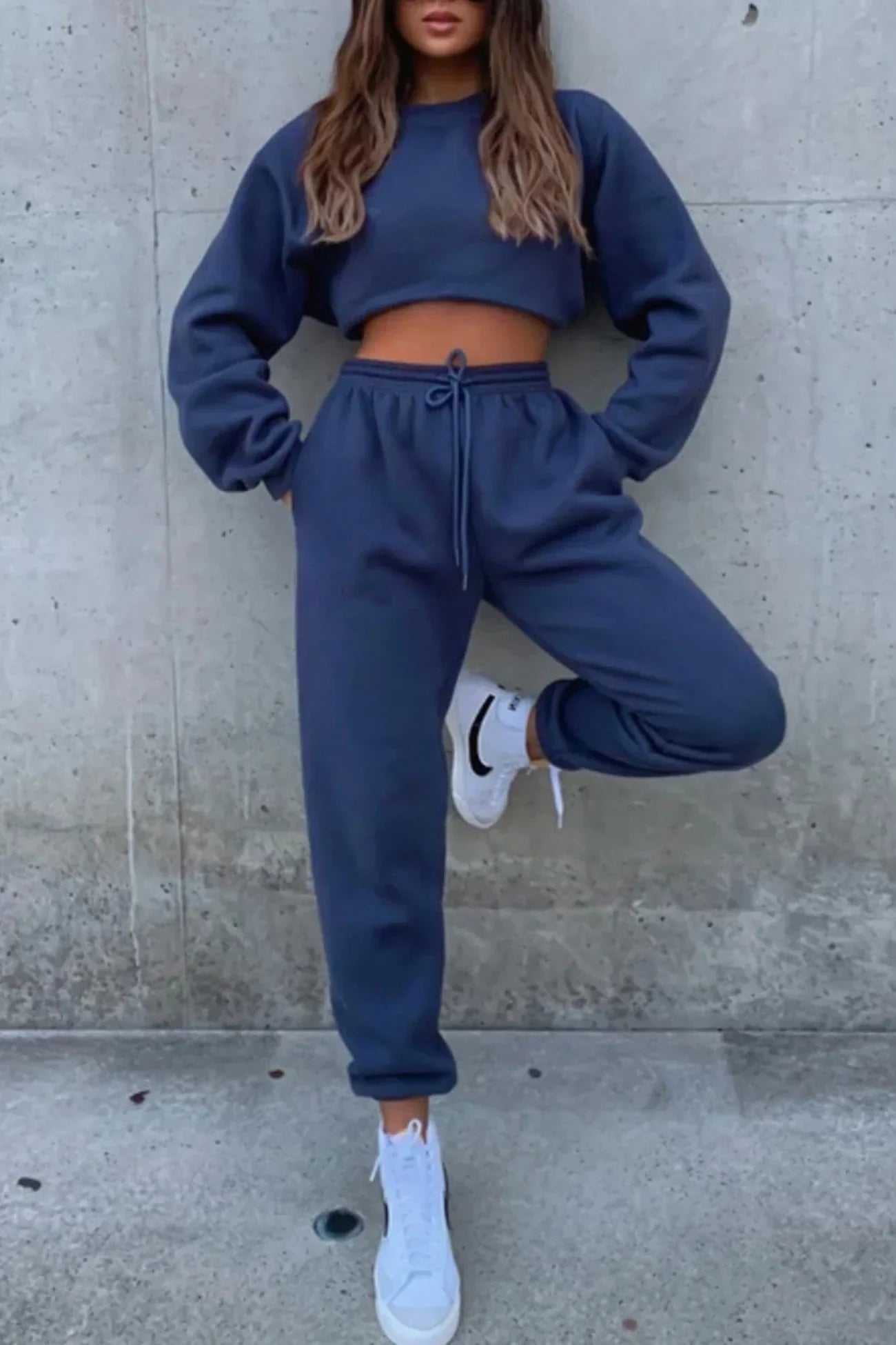 Ensemble Décontracté Femme 2 Pièces - Sweat à Capuche & Pantalon Jogging Confort