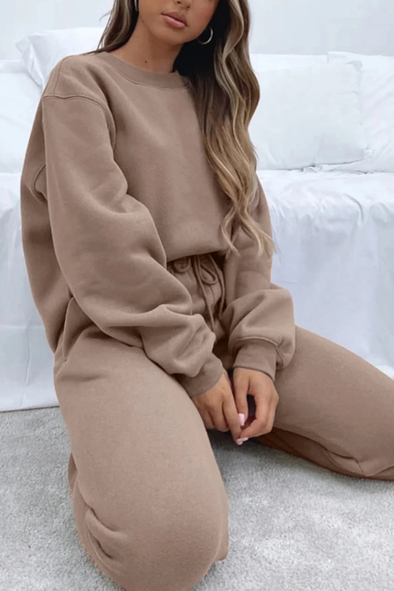 Ensemble Décontracté Femme 2 Pièces - Sweat à Capuche & Pantalon Jogging Confort
