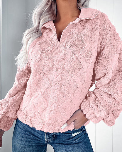 Sweat à Capuche Féminin – Pull Douillet au Style Décontracté
