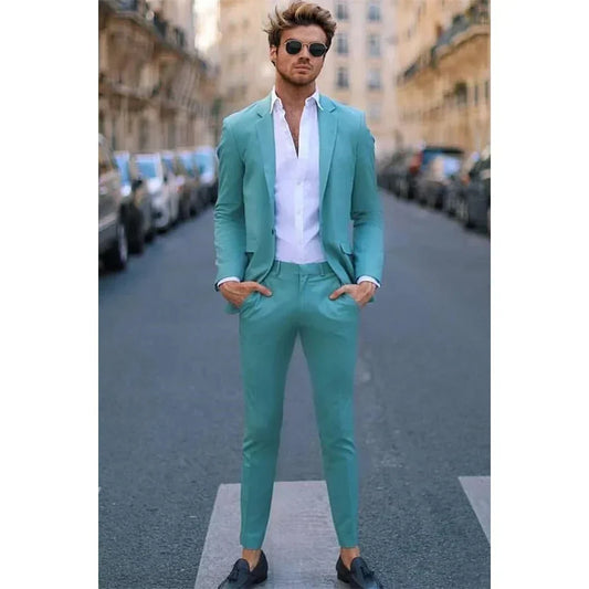 Costume Mariage Homme 2 Pièces Élégant Sur Mesure - luxestyle