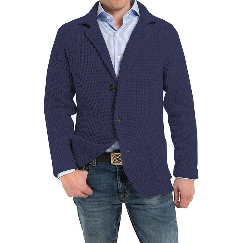 Manteau Hiver Homme Laine Beige Boutonné