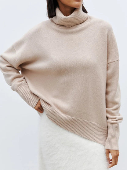 Pull Femme Grand Taille - Tricot Doux Mélange Laine Hiver Chic