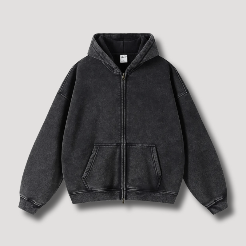 Sweat à capuche zippé Oversize Féminin - LuxeStyle