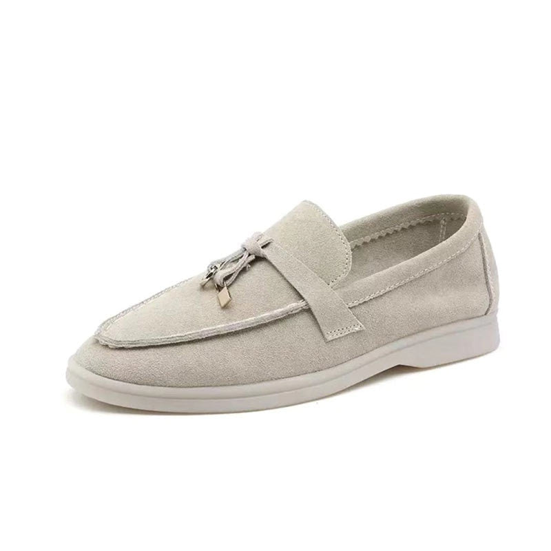 Mocassins Femmes Daim Doux et Confortables