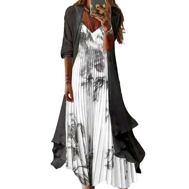 Robe Longue Été Floral pour Femme - LuxeStyle
