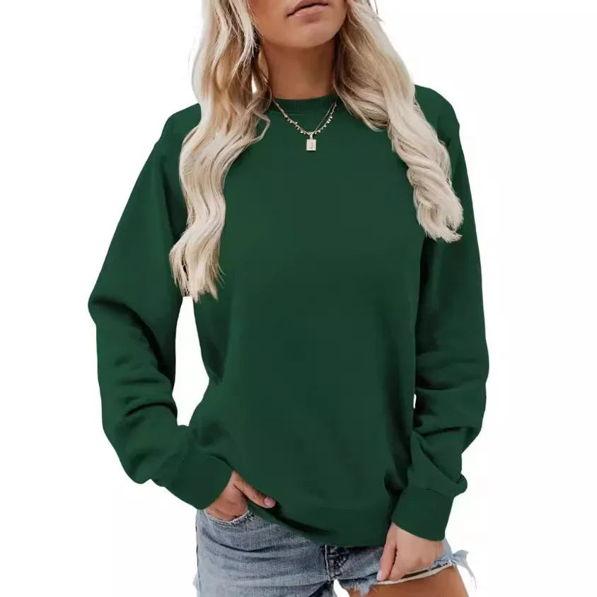 Sweat à manches longues femme rouge vif