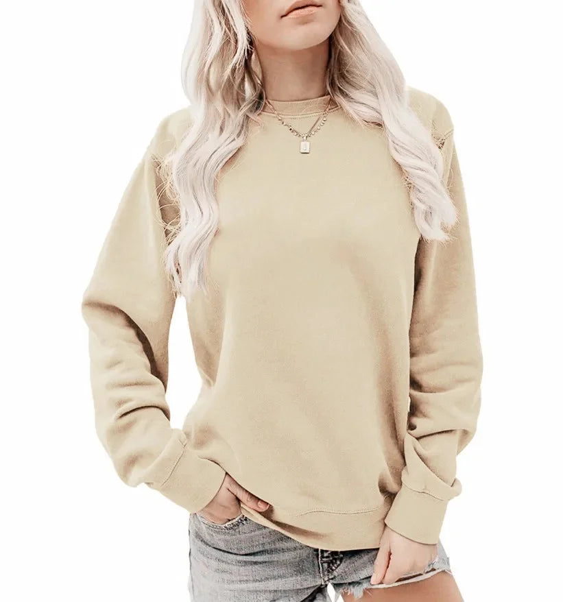 Sweat à manches longues femme rouge vif
