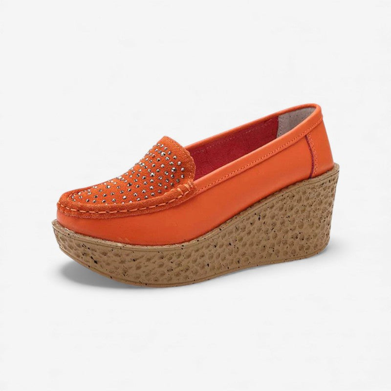 Chaussures Chic Découpe Cristalline Comfort