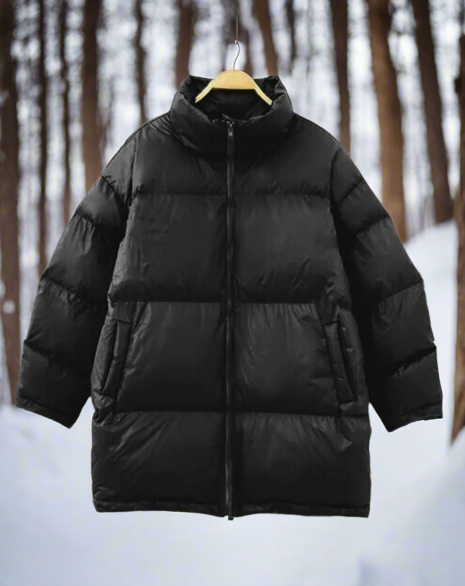 Doudoune Élégante Col Montant pour Femme Hiver