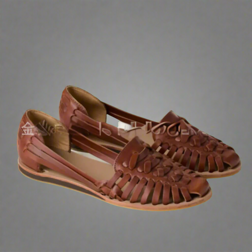 Chaussures Femmes Cuir Naturel Tressées Beige
