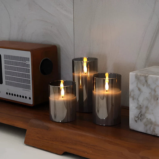 Bougies LED Ambiance Chaleureuse Sécuritaire - LuxeStyle