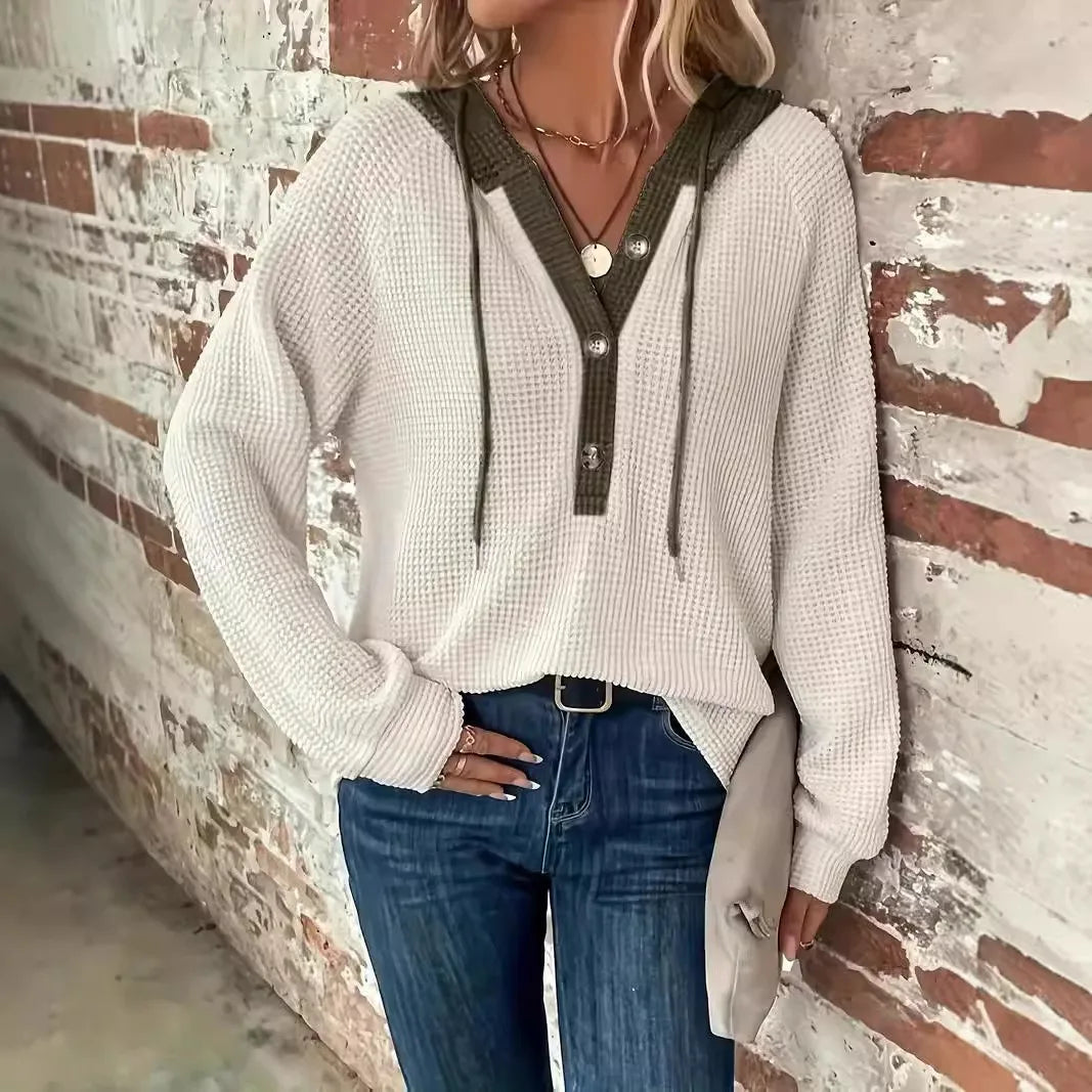 Sweat à capuche femme hiver confortable