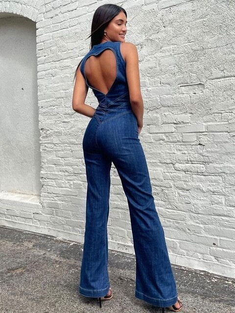 Liza™ – Combinaison Femme Chic Dos Nu Éléganter Confortable & Tendance